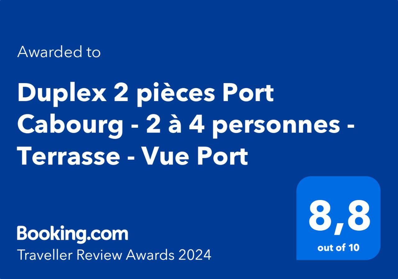 ディーブ・シュール・メールDuplex 2 Pieces Port Cabourg - 2 A 4 Personnes - Terrasse - Vue Port - Exclusif Book Ingアパートメント エクステリア 写真